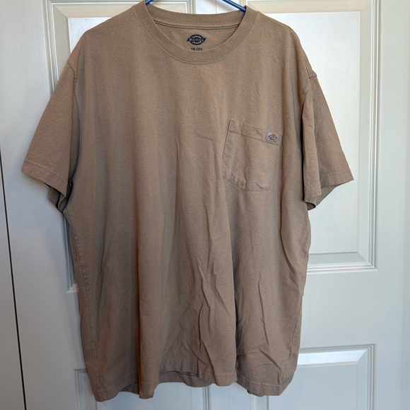 Dickies tan short sleeved pocket tee t shirt 3XL 3TG - Picture 1 of 5